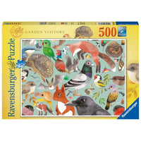 Puzzle Ravensburger - Los Visitantes del Jardín. 500 piezas