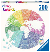 Puzzle Ravensburger Circular - Mandala (Circle of Colors). 500 piezas