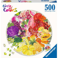 Puzzle Ravensburger Circular - Frutas y Legumbres (Circle of Colors). 500 piezas