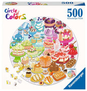 Puzzle Ravensburger Circular - Postres (Circle of Colors). 500 piezas