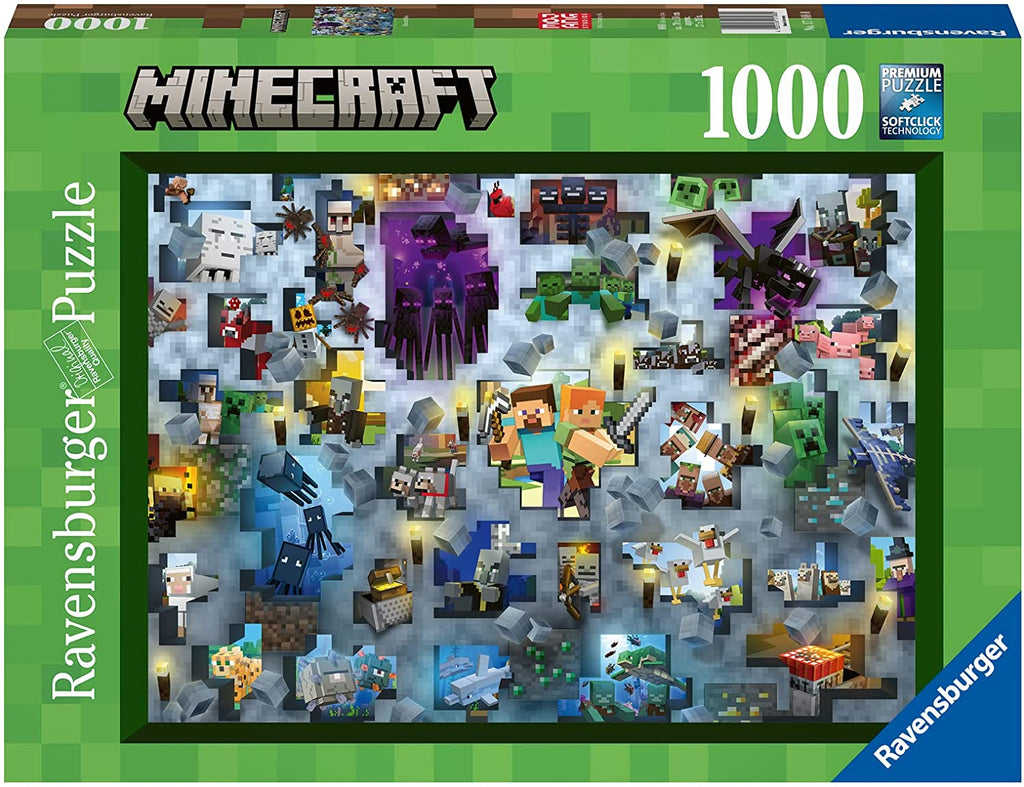 Puzzle Ravensburger - Minecraft Mobs. 1000 piezas-Puzzle-Ravensburger-Doctor Panush
