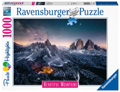 Puzzle Ravensburger - Las Tres Cimas de Lavaredo, Dolomitas. 1000 piezas-Puzzle-Ravensburger-Doctor Panush