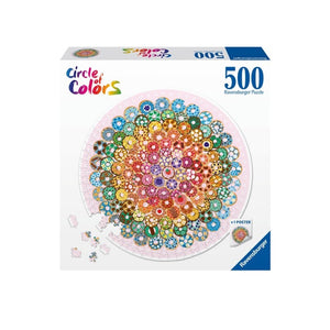 Puzzle Ravensburger Circular - Donuts (Circle of Colors). 500 piezas