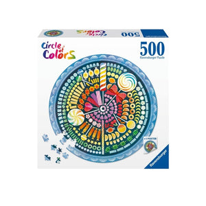 Puzzle Ravensburger Circular - Caramelos (Circle of Colors). 500 piezas