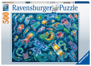 Puzzle Ravensburger - Especies Submarinas. 500 piezas
