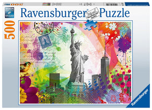 Puzzle Ravensburger - Postal de New York. 500 piezas