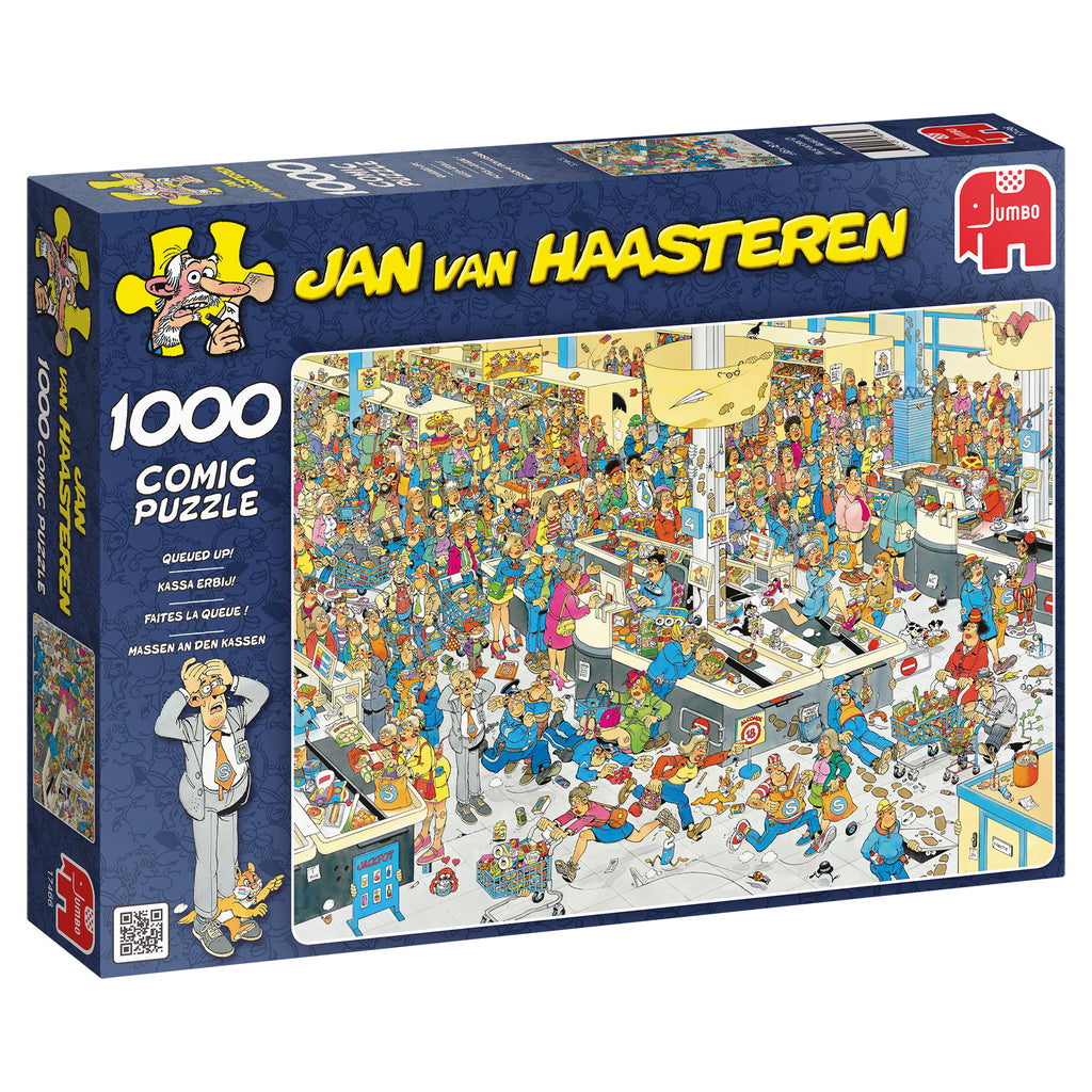 Puzzle Jumbo - Queued Up!!. 1000 piezas-Puzzle-Jumbo-Doctor Panush