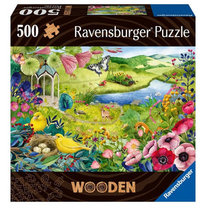 Puzzle de madera Ravensburger - Garden. 500 Piezas