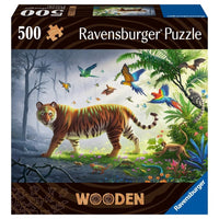 Puzzle de madera Ravensburger - Tiger. 500 Piezas