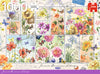 Puzzle Jumbo - Janneke Brinkman, Flower Stamps. 1000 piezas-Puzzle-Jumbo-Doctor Panush