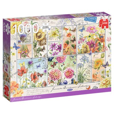 Puzzle Jumbo - Janneke Brinkman, Flower Stamps. 1000 piezas-Puzzle-Jumbo-Doctor Panush