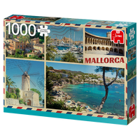 Puzzle Jumbo - Greetings from Mallorca. 1000 piezas-Puzzle-Jumbo-Doctor Panush