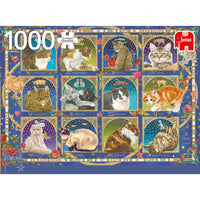 Puzzle Jumbo - Francien, Cat Horoscope. 1000 piezas-Puzzle-Jumbo-Doctor Panush