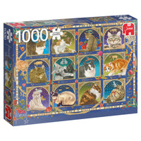 Puzzle Jumbo - Francien, Cat Horoscope. 1000 piezas-Puzzle-Jumbo-Doctor Panush