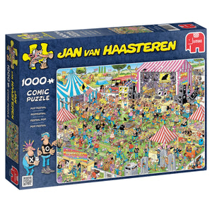Puzzle Jumbo - Jan Van Haasteren - Pop Festival. 1000 piezas-Puzzle-Jumbo-Doctor Panush