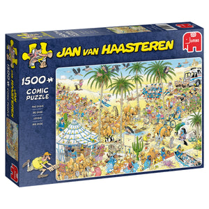 Puzzle Jumbo - Jan Van Haasteren - The Oasis. 1500 piezas-Doctor Panush