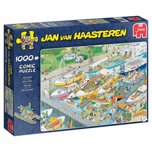 Puzzle Jumbo - Jan Van Haasteren - The Locks. 1000 piezas-Puzzle-Jumbo-Doctor Panush