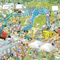 Puzzle Jumbo - Jan Van Haasteren - The Film Set. 1000 piezas-Puzzle-Jumbo-Doctor Panush