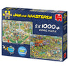 Puzzle Jumbo - Jan Van Haasteren - Food Festival. 2x1000 piezas-Puzzle-Jumbo-Doctor Panush