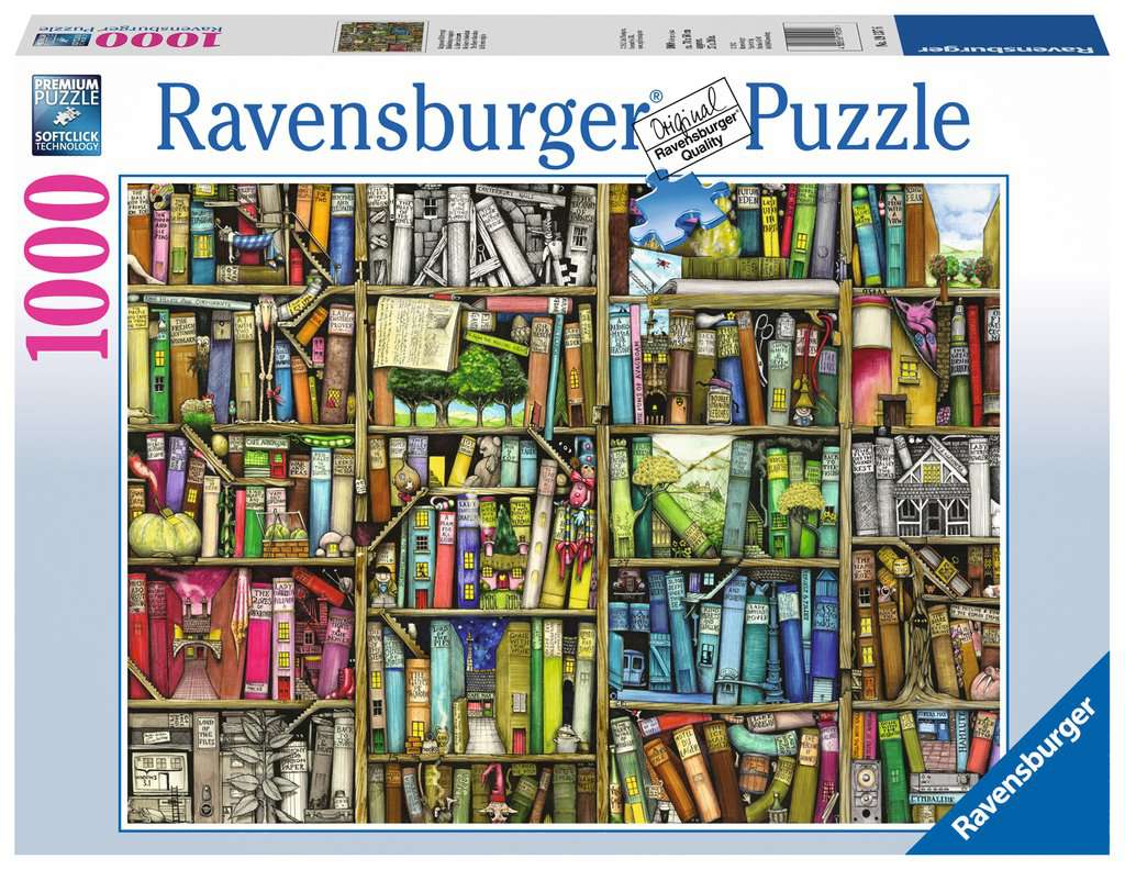 Puzzle Ravensburger - Colin Thompson: La librería extraña. 1000 piezas-Puzzle-Ravensburger-Doctor Panush