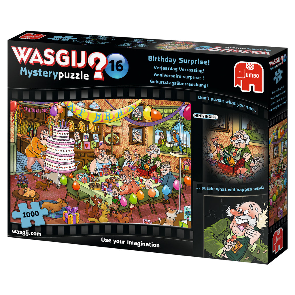 Puzzle Jumbo - Wasgij Mystery 16. Birthday Surprise! 1000 piezas-Puzzle-Jumbo-Doctor Panush