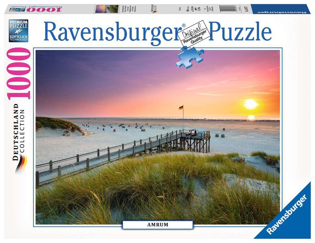 Puzzle Ravensburger - El Atardecer sobre Amrum. 1000 piezas-Puzzle-Ravensburger-Doctor Panush