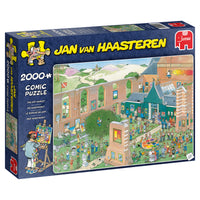 Puzzle Jumbo - Jan Van Haasteren - The Art Market. 2000 piezas-Doctor Panush