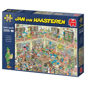 Puzzle Jumbo - Jan Van Haasteren - The Library. 2000 piezas-Doctor Panush