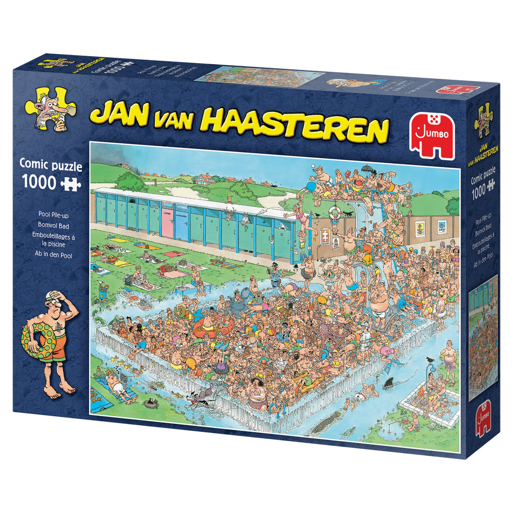 Puzzle Jumbo - Jan Van Haasteren - Pool Pile-Up. 1000 piezas-Puzzle-Jumbo-Doctor Panush