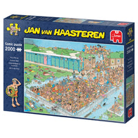 Puzzle Jumbo - Jan Van Haasteren - Pool Pile-Up 2000 piezas-Doctor Panush
