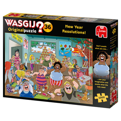 Puzzle Jumbo - Wasgij Original 36. New Year Resolutions! 1000 piezas-Puzzle-Jumbo-Doctor Panush