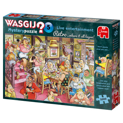 Puzzle Jumbo - Wasgij Retro Mystery 5. Sunday Lunch! 1000 piezas-Puzzle-Jumbo-Doctor Panush