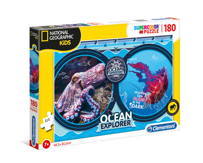 Puzzle Clementoni Ocean Expedition - 180 piezas - National Geographic Kids-Doctor Panush