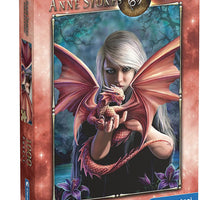 Puzzle Clementoni Anne Stokes - Dragones - 1000 piezas-Puzzle-Clementoni-Doctor Panush