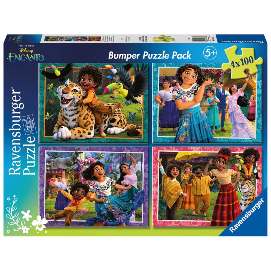 Puzzle Ravensburger - Disney Encanto. 4x100 piezas