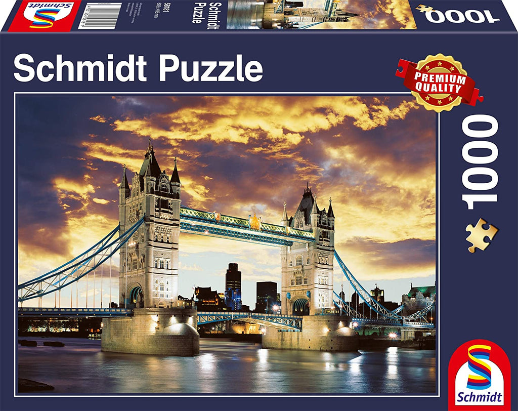Puzzle Schmidt - Michael Von Hassel. Tower Bridge, London. 1000 piezas-Puzzle-Schmidt-Doctor Panush