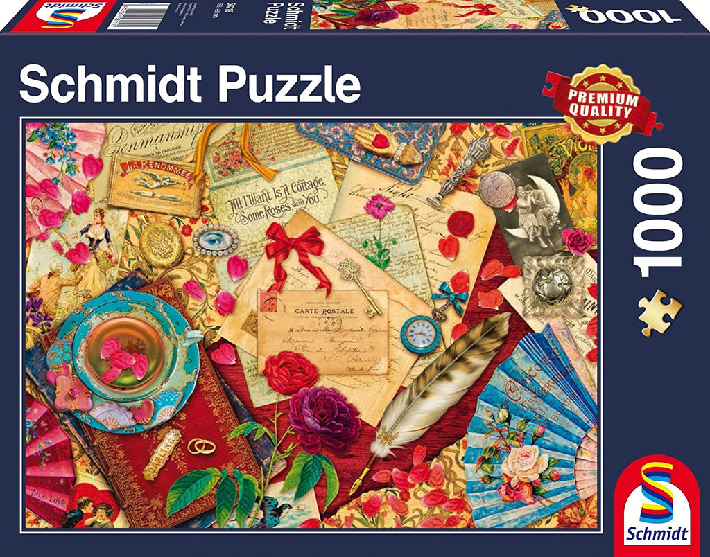 Puzzle Schmidt - Cartas de Amor Vintage. 1000 piezas-Puzzle-Schmidt-Doctor Panush