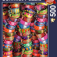 Puzzle Schmidt Tazas de Colores. 500 piezas-Schmidt-Doctor Panush
