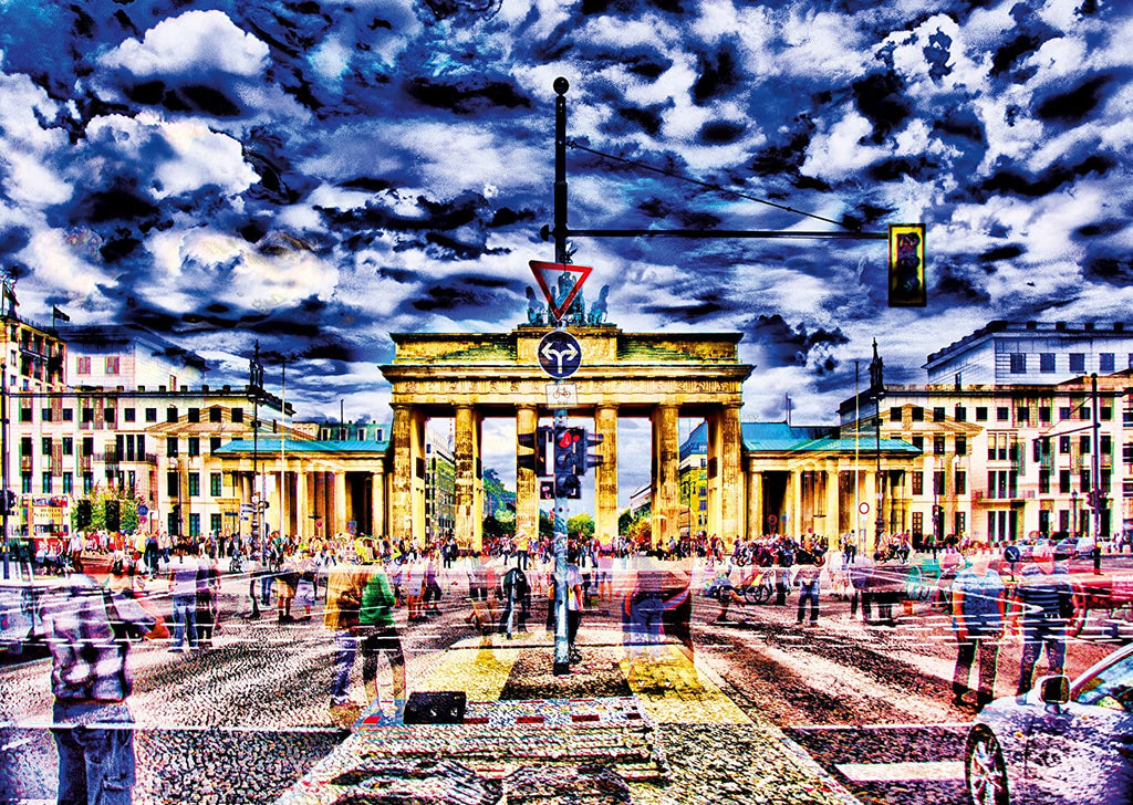 Puzzle Schmidt - Michael Von Hassel. Puerta de Brandeburgo, Berlín. 1000 piezas-Puzzle-Schmidt-Doctor Panush