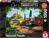 Puzzle Schmidt - Carl Warner, Paisaje de la Toscana. 1000 piezas-Puzzle-Schmidt-Doctor Panush