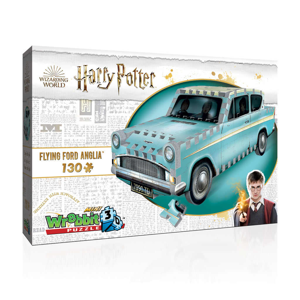 Puzzle 3D Wrebbit - Ford Anglia de Harry Potter - 130 piezas