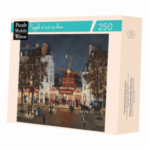 Puzzle de madera Michèle Wilson. Moulin Rouge - DELACROIX. 250 piezas-Doctor Panush