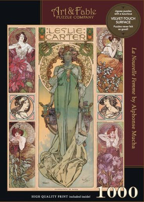 Puzzle Art & Fable - Alphonse Mucha. La Nouvelle Femme. 1000 piezas-Puzzle-Art&Fable-Doctor Panush