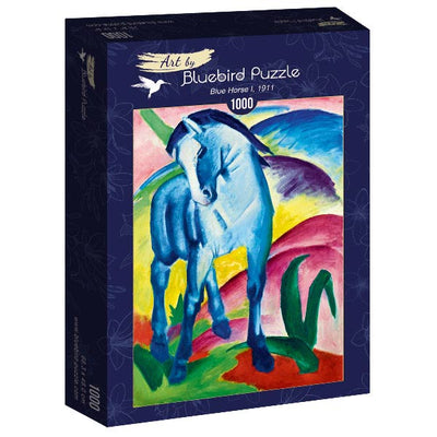 Puzzle Bluebird Puzzle - Franz Marc - Blue Horse I, 1911. 1000 piezas-Puzzle-Bluebird Puzzle-Doctor Panush