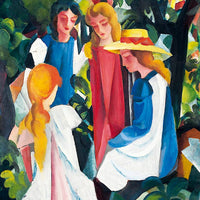 Puzzle Bluebird Puzzle - August Macke - Four Girls, 1913. 1000 piezas-Puzzle-Bluebird Puzzle-Doctor Panush