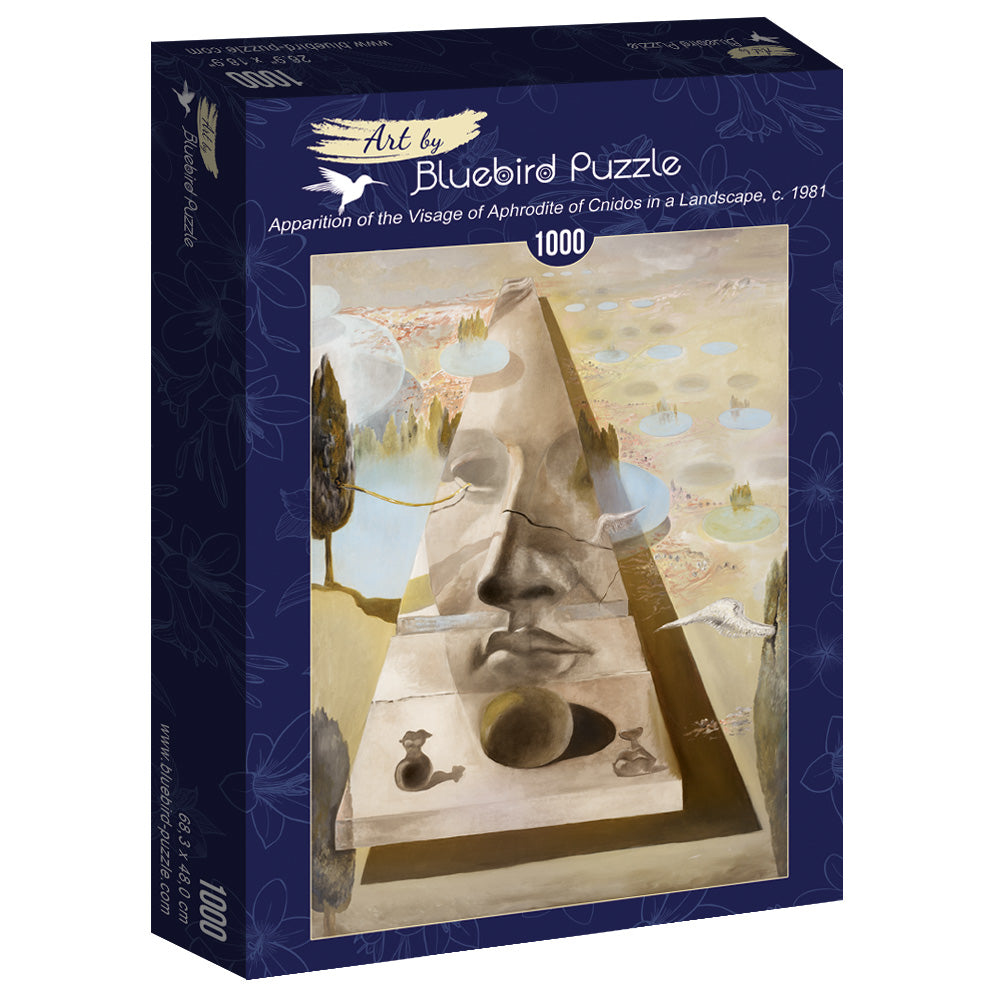 Puzzle Bluebird Puzzle - Dalí. Aparición del rostro de Afrodita de Cnido en un paisaje. 1000 piezas-Puzzle-Bluebird Puzzle-Doctor Panush