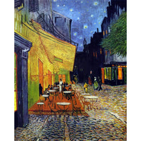 Puzzle de madera Michèle Wilson. Terraza de Café por la Noche - VAN GOGH. 250 piezas-Doctor Panush