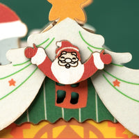 Puzzle 3D de madera Rolife - Christmas Town - Caja de música