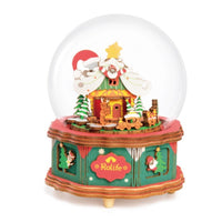 Puzzle 3D de madera Rolife - Christmas Town - Caja de música