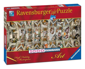 Puzzle Ravensburger - Capilla Sixtina (Panorama). 1000 piezas-Doctor Panush